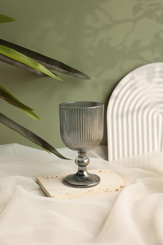 Gläser-Linie Weinglas - Groß Grau-Glanz 2