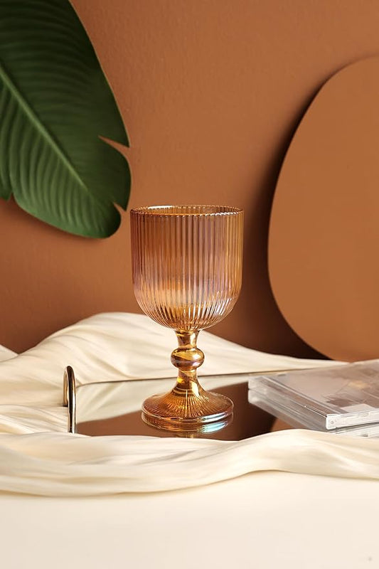 Gläser-Linie Weinglas Orange-Glanz 2