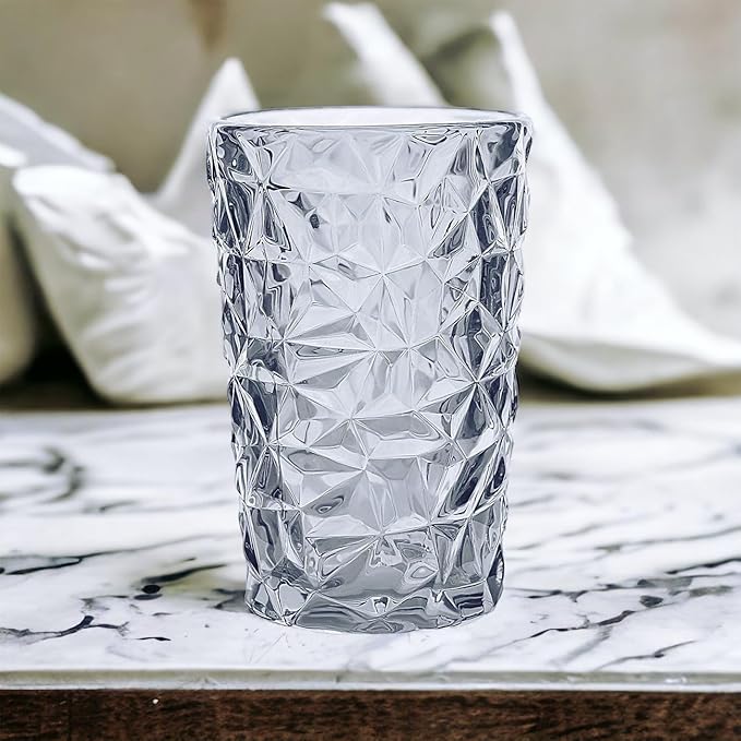 Glas-Kristal Trinkglas Blau-Glanz 2