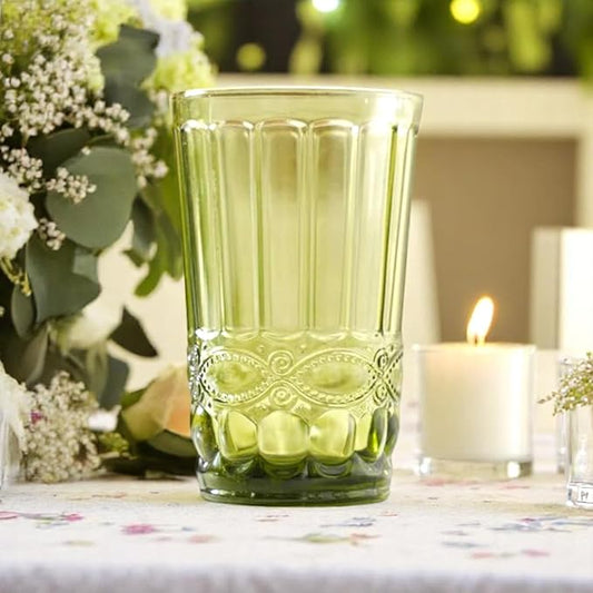 Gläser-Schleife Trinkglas Grün 2