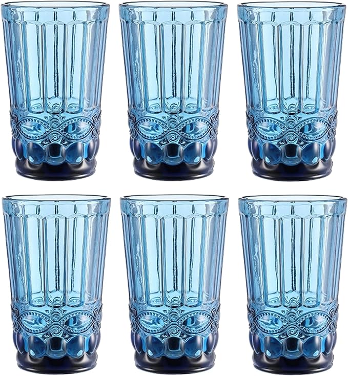 Gläser-Schleife Trinkglas Blau