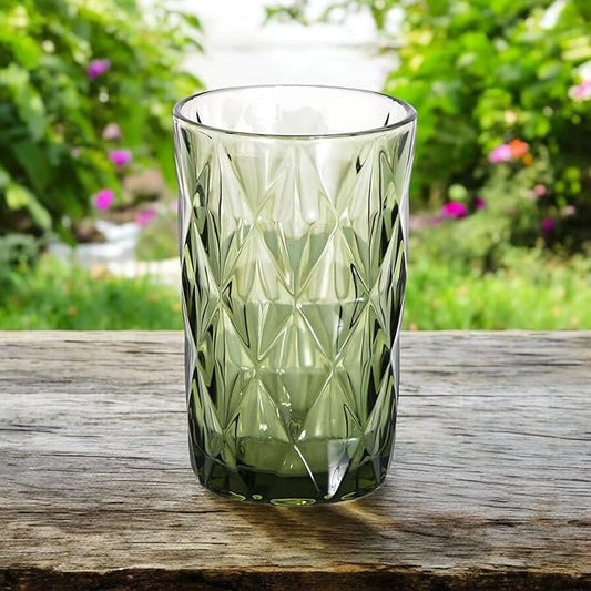 Gläser-Rombus Trinkglas Grün 2