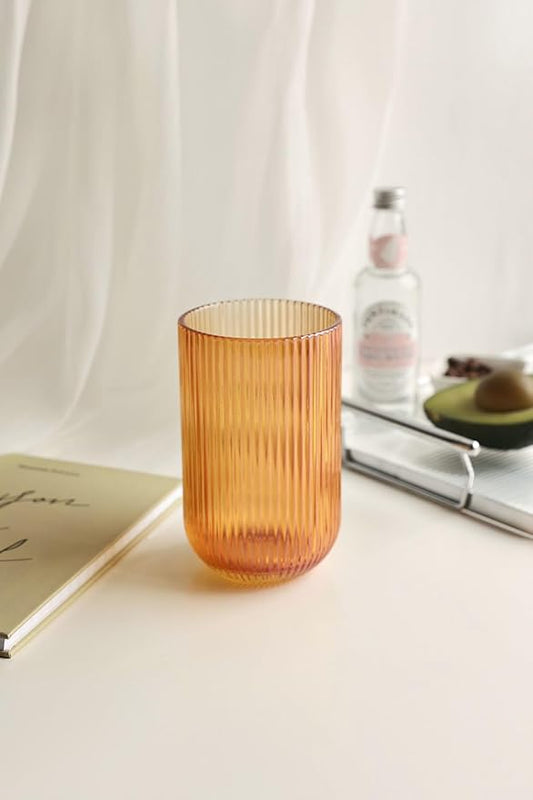 Gläser-Linie Trinkglas Orange-Glanz 2