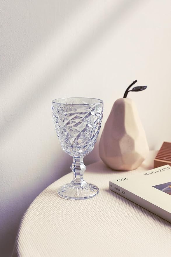 Glas-Kristal Weinglas Blau-Glanz 3