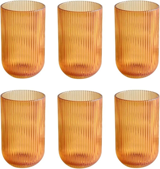 Gläser-Linie Trinkglas Orange-Glanz