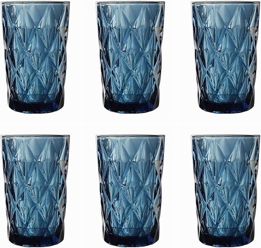 Gläser-Rombus Trinkglas Blau