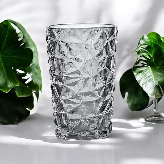 Glas-Kristal Trinkglas Grau-Glanz 2