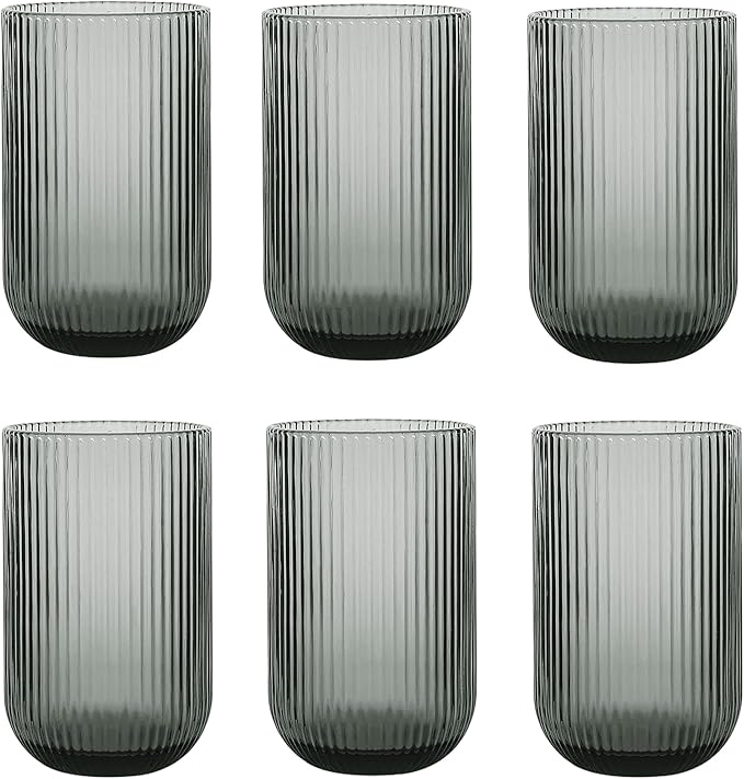 Gläser-Linie Trinkglas Grau