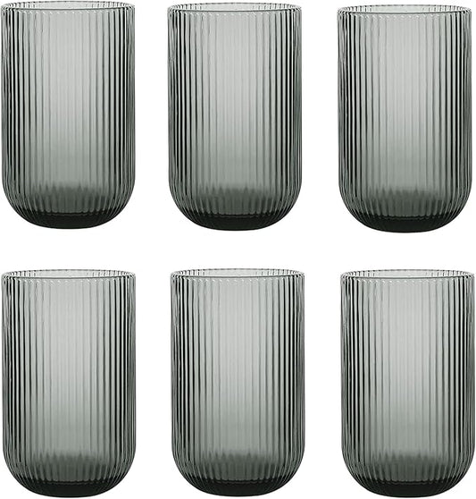 Gläser-Linie Trinkglas Grau