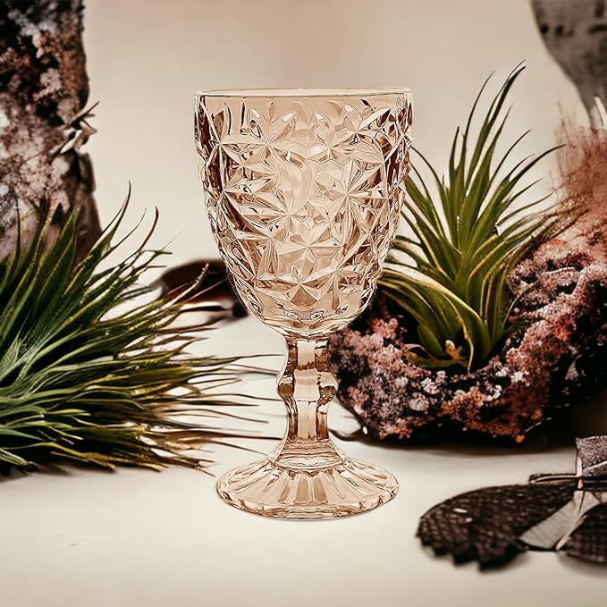 Glas-Kristal Weinglas Gold-Glanz 2