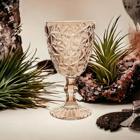 Glas-Kristal Weinglas Gold-Glanz 2