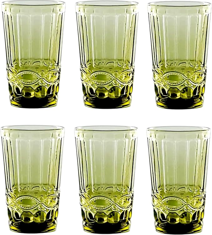 Gläser-Schleife Trinkglas Grün